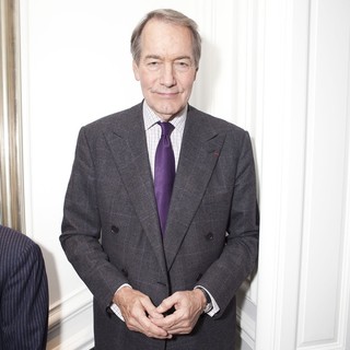 Charlie Rose in Ralph Lauren Receives The Key to New York City at The Opening of His New Store