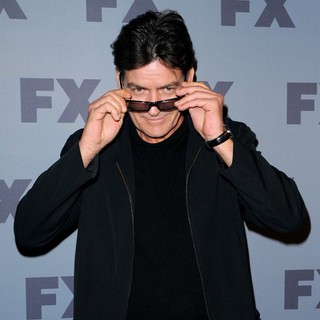 Charlie Sheen in FX 2012 Ad Sales Upfront - Arrivals