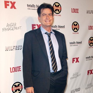 Charlie Sheen in FX Summer Comedies Party