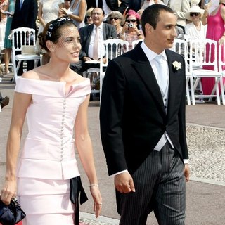 Charlotte Casiraghi, Alex Dellal in Religious Ceremony of The Royal Wedding of Prince Albert II of Monaco to Charlene Wittstock