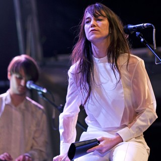 Charlotte Gainsbourg in Charlotte Gainsbourg Performing Live During The Summer Series