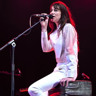 Charlotte Gainsbourg in Charlotte Gainsbourg Performing Live During The Summer Series