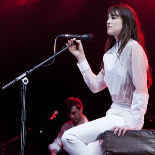 Charlotte Gainsbourg in Charlotte Gainsbourg Performing Live During The Summer Series