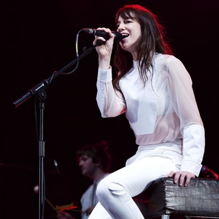 Charlotte Gainsbourg in Charlotte Gainsbourg Performing Live During The Summer Series
