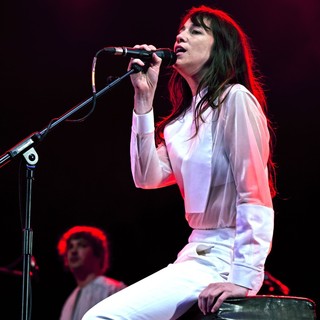 Charlotte Gainsbourg in Charlotte Gainsbourg Performing Live During The Summer Series