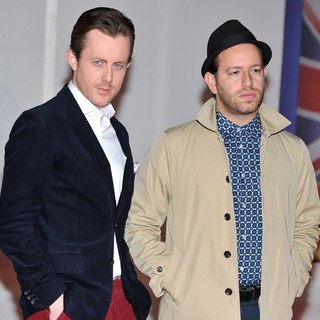 Chase & Status in The BRIT Awards 2012 - Arrivals - chase-status-brit-awards-2012-01