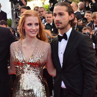 Jessica Chastain, Shia LaBeouf in Lawless Premiere - During The 65th Annual Cannes Film Festival