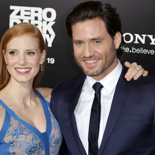 Jessica Chastain, Edgar Ramirez in Los Angeles Premiere of Columbia Pictures' Zero Dark Thirty