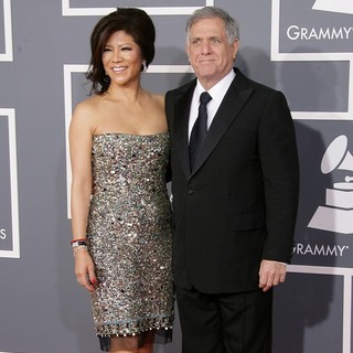 Julie Chen, Leslie Moonves in 55th Annual GRAMMY Awards - Arrivals