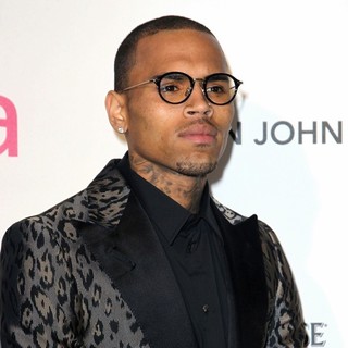 Chris Brown in 21st Annual Elton John AIDS Foundation's Oscar Viewing Party - chris-brown-21st-annual-elton-john-aids-foundation-s-oscar-viewing-party-03