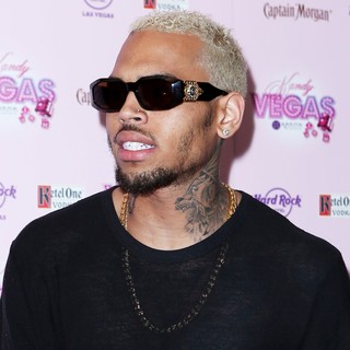 Chris Brown in Chris Brown Arrives to Perform at Kandy Vegas
