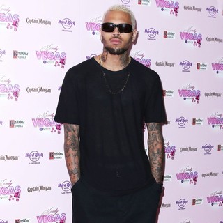 Chris Brown in Chris Brown Arrives to Perform at Kandy Vegas