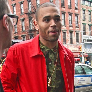 Chris Brown in Chris Brown Arriving at The Toy Tokyo Store