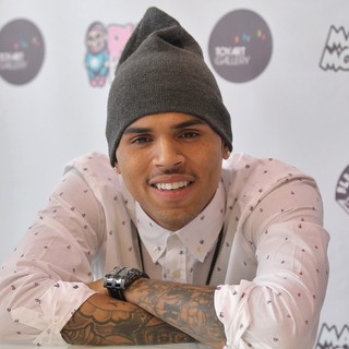 Chris Brown in Chris Brown and Ron English Launches The Dum English Astronaut Collection