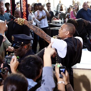 Chris Brown in Chris Brown Performing Live as Part of The Today Show's Summer Concert Series