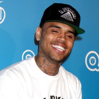 Chris Brown in Qubeeys Chris Brown Channel Launch - Arrivals