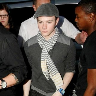 Chris Colfer in Celebrities Arrive at O2 Shepherds Bush Empire Ahead of Beyonce's New Album Launch and Performance - chris-colfer-beyonce-s-new-album-launch-03