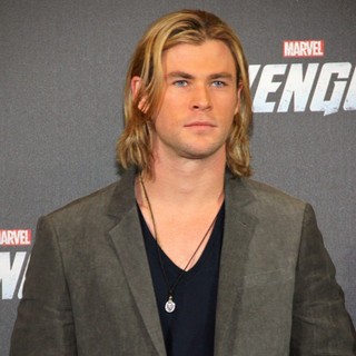 Chris Hemsworth in The Photocall for The Movie Marvel's The Avengers