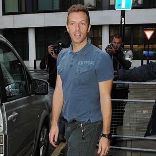 Chris Martin, Coldplay in Chris Martin Outside The BBC Radio 2 Studios