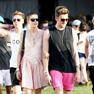 Agyness Deyn, Nick Grimshaw in The 2010 Coachella Valley Music and Arts Festival - Day 1
