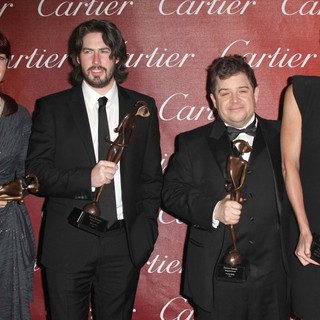 Diablo Cody, Jason Reitman, Patton Oswalt, Charlize Theron in The 23rd Annual Palm Springs International Film Festival Awards Gala - Press Room