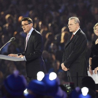 Sebastian Coe, Jacques Rogge in London 2012 Olympic Games - Closing Ceremony