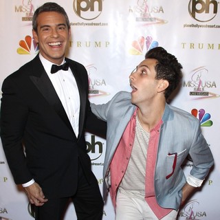 Andy Cohen, Gabe Saporta in 2012 Miss USA Pageant - Red Carpet