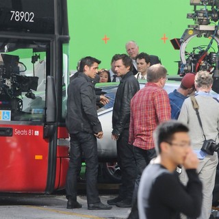 Colin Farrell in On The Set of Total Recall
