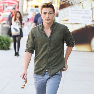 Colton Haynes in Colton Haynes Goes for A Store Fitting on Rodeo Drive