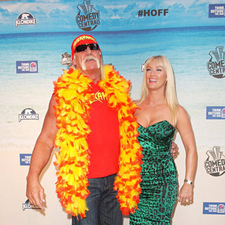 Hulk Hogan, Jennifer McDaniel in Comedy Central Roast Of David Hasselhoff - Arrivals