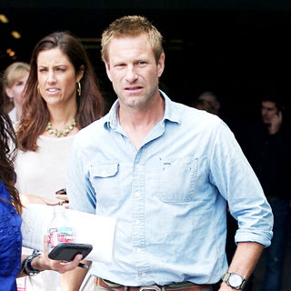 Aaron Eckhart in Comic Con 2010 - Day 1 - Arrivals