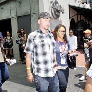 Simon Pegg in Out and About at Comic-Con 2010 - Day 3