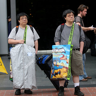 John Yuan, Matt Yuan in Out and About at Comic-Con 2010 - Day 4