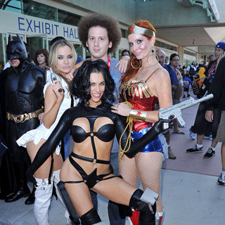 Phoebe Price, Alicia Arden, Josh Sussman in Celebrities at Comic Con 2010 - Day 2