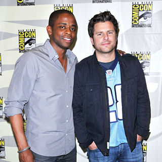 Dulle Hill, James Roday in Comic Con 2010 - Day 1 - 'Psych' Photocall