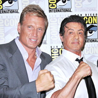 Dolph Lundgren, Sylvester Stallone in Comic Con 2010 - Day 1 - 'The Expendables' Photocall