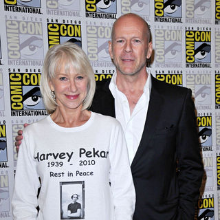 Helen Mirren, Bruce Willis in Comic Con 2010 - Day 1 - 'Red' Photocall