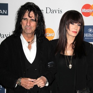 Alice Cooper, Sheryl Goddard in Clive Davis and The Recording Academy's 2013 Pre-Grammy Gala and Salute to Industry Icons