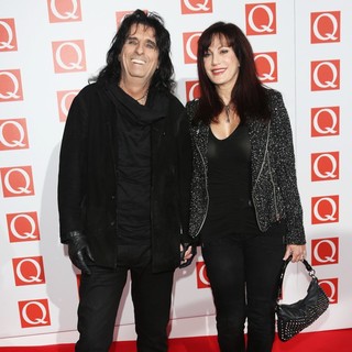 Alice Cooper, Sheryl Goddard in The Q Awards 2012 - Arrivals
