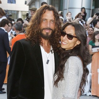 Chris Cornell, Vicky Karayiannis in 36th Annual Toronto International Film Festival - Moneyball - Premiere