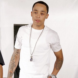 Cory Gunz in On The Set of A New Music Video for Rapper Fred The Godson