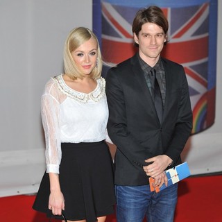 Fearne Cotton, Jesse Wood in The BRIT Awards 2012 - Arrivals