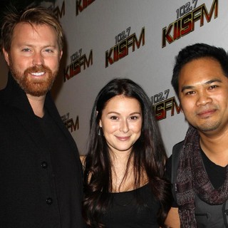 Sean Covel, Alexa Vega, Manny Streetz in 102.7 KIIS FM's Jingle Ball 2011 - Arrivals