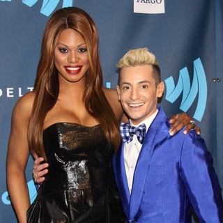 Laverne Cox, Frankie James Grande in 24th Annual GLAAD Media Awards - Arrivals