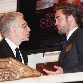 David Cronenberg, Robert Pattinson in David Cronenberg and Robert Pattinson Visit The New York Stock Exchange to Ring The Opening Bell