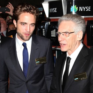 David Cronenberg, Robert Pattinson in David Cronenberg and Robert Pattinson Visit The New York Stock Exchange to Ring The Opening Bell