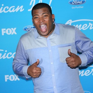 Curtis Finch Jr. in FOX's American Idol Finalists Party