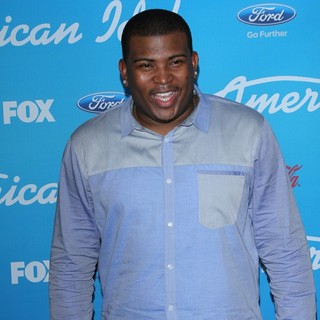 Curtis Finch Jr. in FOX's American Idol Finalists Party