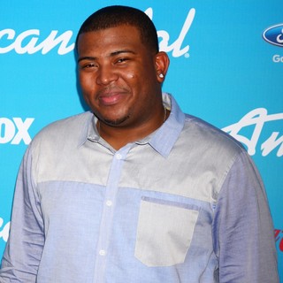 Curtis Finch Jr. in FOX's American Idol Finalists Party