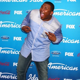 Curtis Finch Jr. in FOX's American Idol Finalists Party